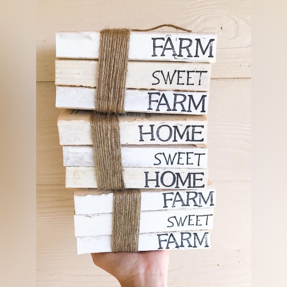 Custom book set (real books)